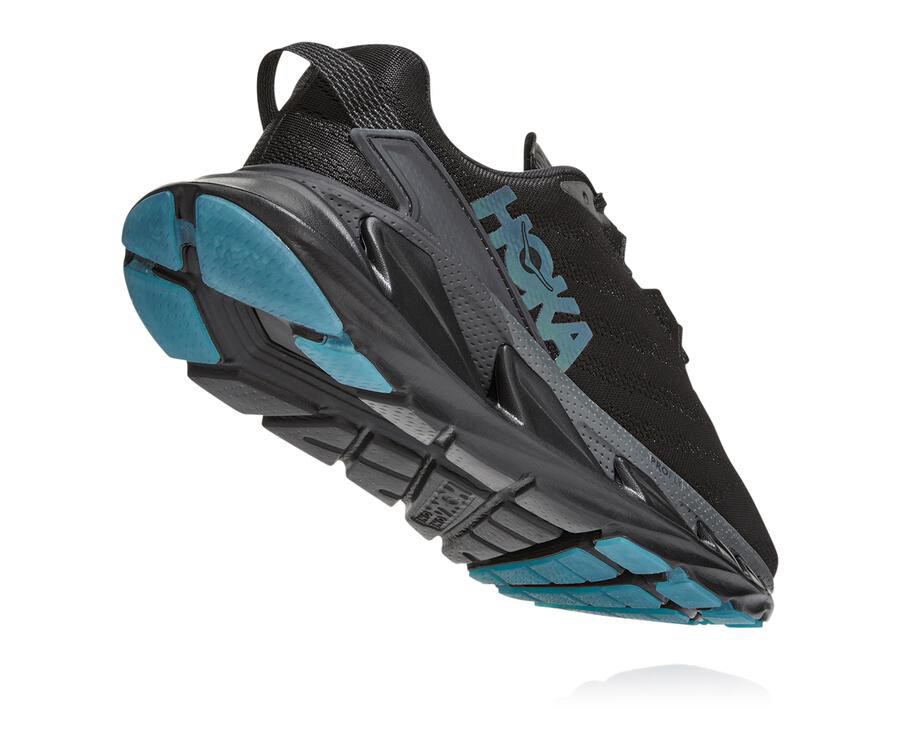 Running Shoes Womens - Hoka One One Elevon 2 - Black - VGSYQWD-67